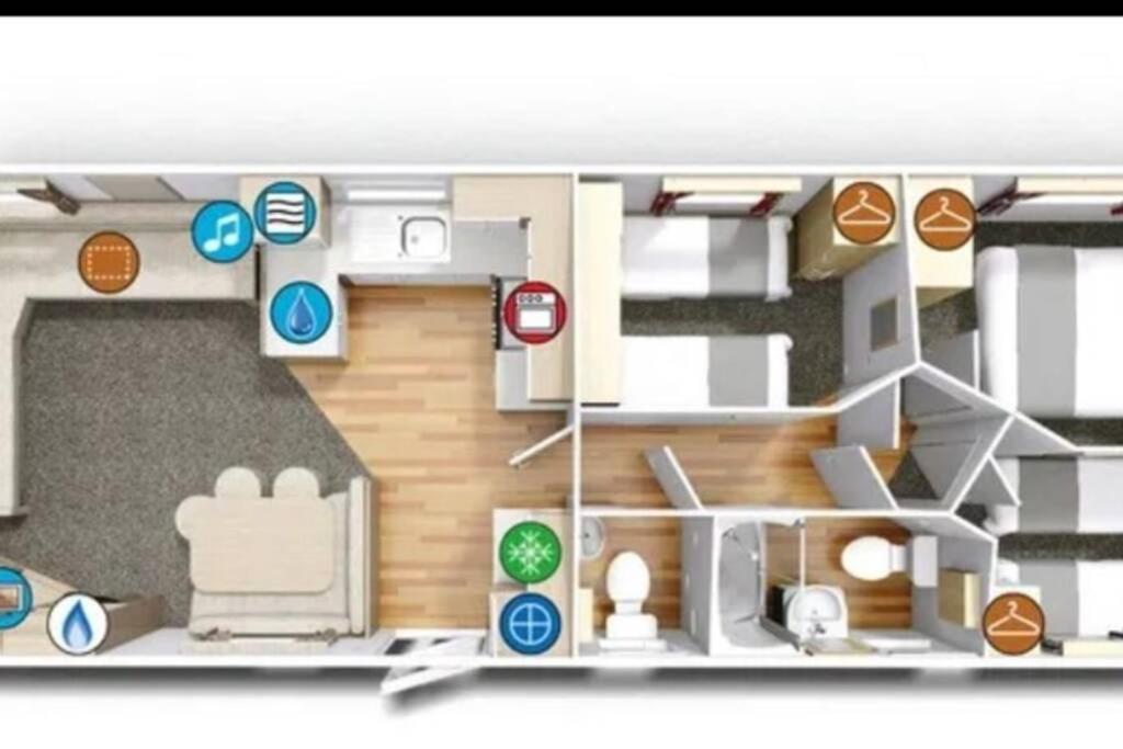 8 Sleep Chalet At Newquay Away Resorts Nb160 Exteriér fotografie